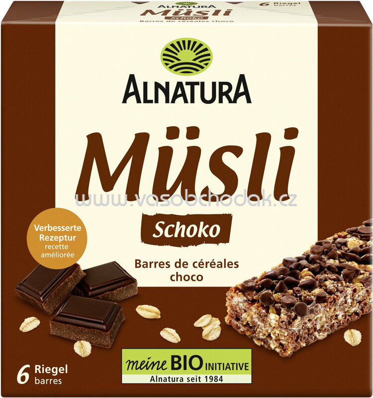 Alnatura Müsliriegel Schoko, 6x25g, 150g