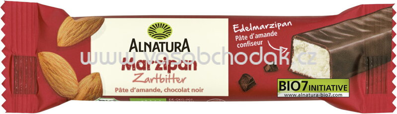 Alnatura Marzipan-Riegel Zartbitter, 40g