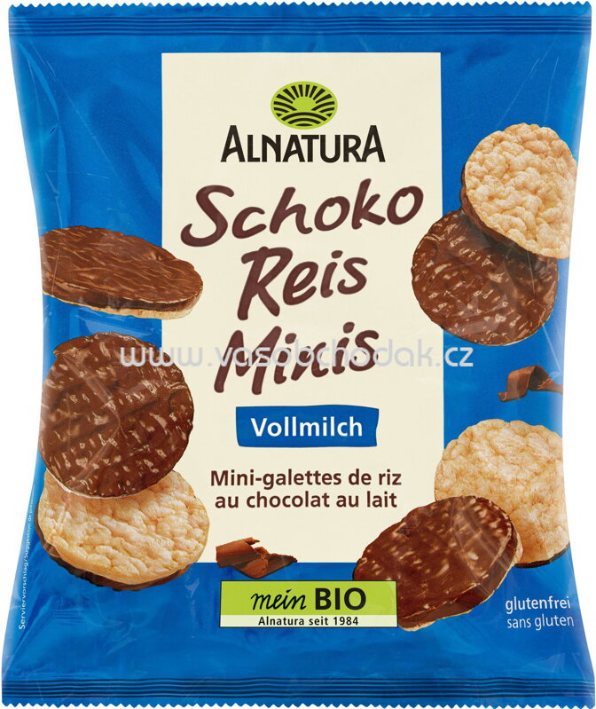 Alnatura Schoko Reis Minis Vollmilch, 60g
