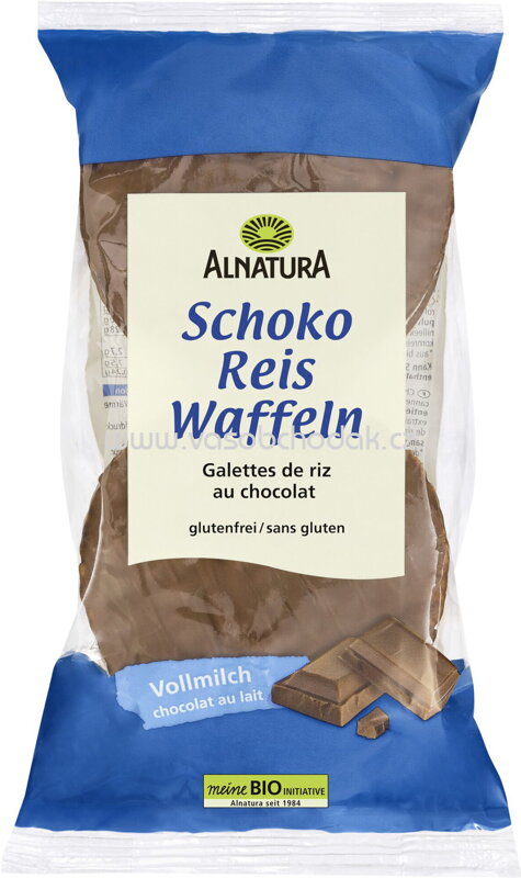 Alnatura Schoko Reis Waffeln Vollmilch, 100g