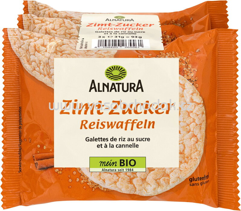 Alnatura Zimt Zucker Reiswaffeln, 93g