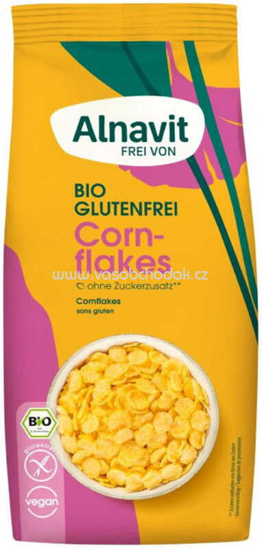 Alnavit Cornflakes ohne Zuckerzusatz, 250g Alnavit Cornflakes ohne Zuckerzusatz, 250g