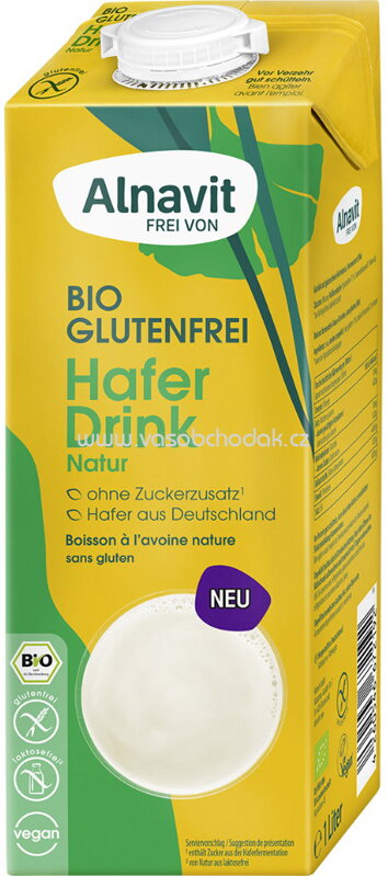 Alnavit Hafer Drink, natur, 1l Alnavit Hafer Drink, natur, 1l