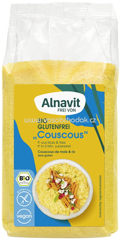 Alnavit Couscous aus Mais & Reis, 375g Alnavit Couscous aus Mais & Reis, 375g