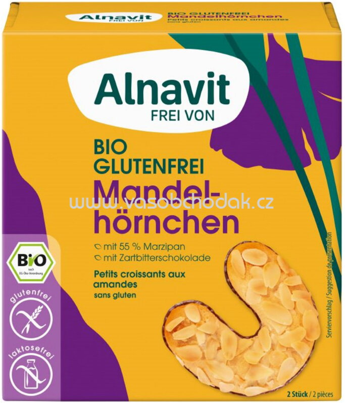 Alnavit Mandelhörnchen, 2x75g, 150g