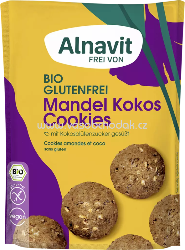 Alnavit Mandel Kokos Cookies, 125g