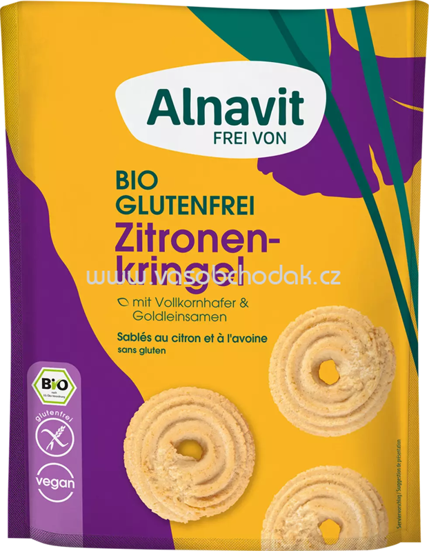 Alnavit Zitronenkringel, 125g