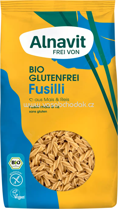 Alnavit Fusilli aus Mais & Reis, 500g