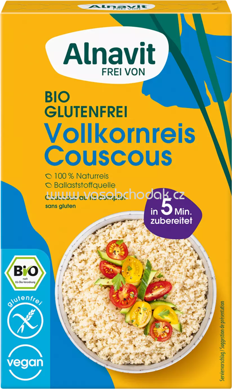 Alnavit Vollkornreis Couscous, 300g