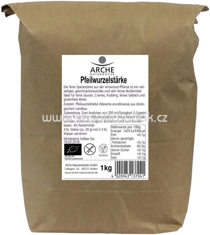 Arche Pfeilwurzelstärke, 1kg