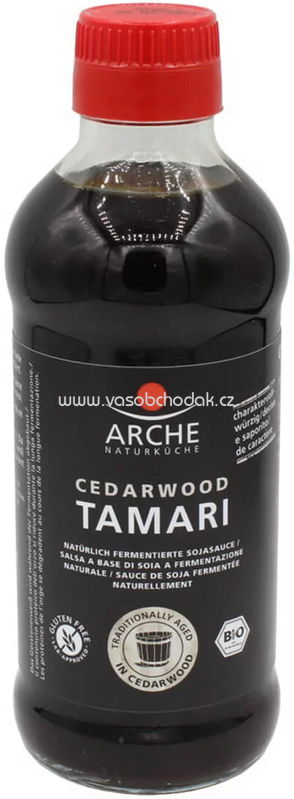 Arche Tamari Zedernholz Sojasauce, 250 ml Arche Tamari Zedernholz Sojasauce, 250 ml
