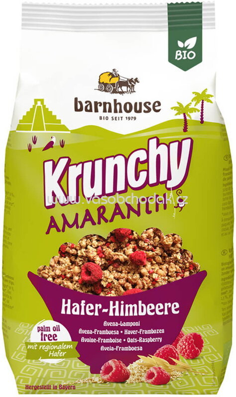 Barnhouse Krunchy Amaranth Hafer-Himbeere, 375g Barnhouse Krunchy Amaranth Hafer-Himbeere, 375g