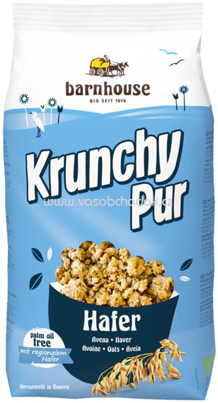 Barnhouse Krunchy Pur Hafer, 750g