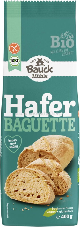 Bauck Mühle Hafer Baguette, 400g