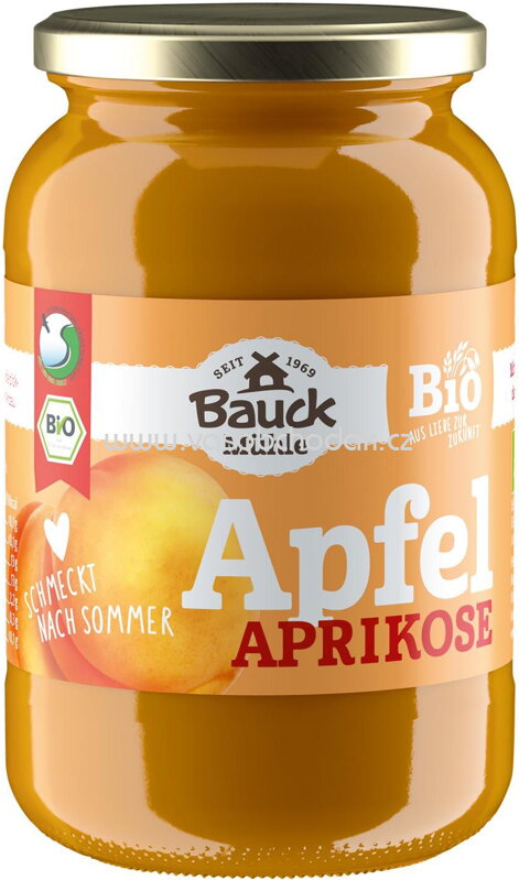 Bauck Mühle Apfel Aprikosenmus, 360g
