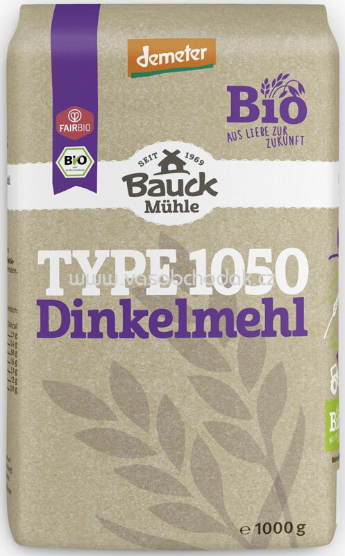 Bauck Mühle Dinkelmehl Type 1050, 1kg