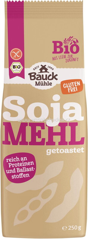 Bauck Mühle Soja Mehl, glutenfrei, 250g