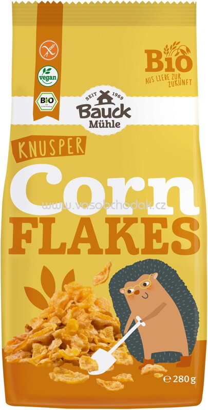 Bauck Mühle Knusper Cornflakes, glutenfrei, 280g