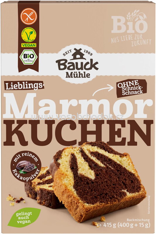 Bauck Mühle Marmor Kuchen, glutenfrei, 415g