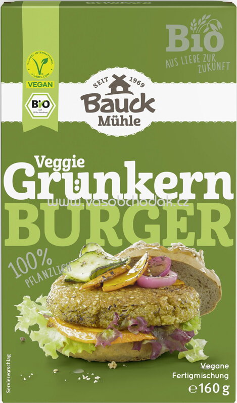 Bauck Mühle Grünkern Burger, 160g