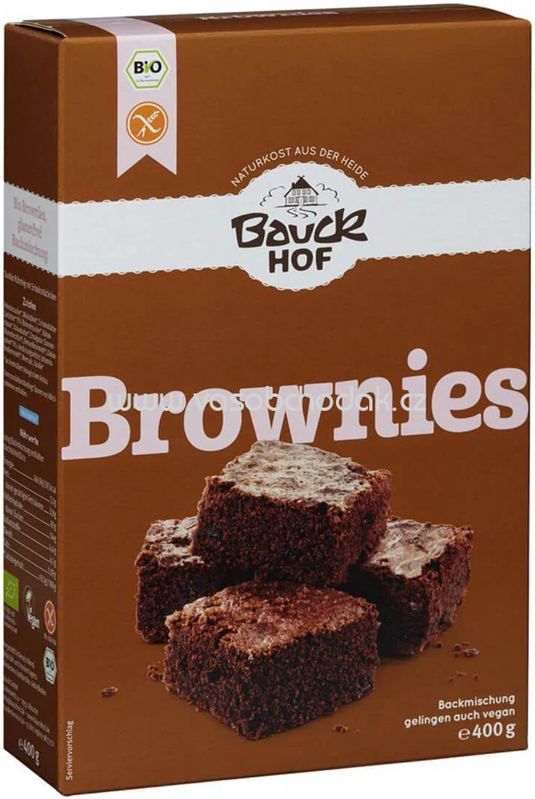 Bauckhof Backmischung Brownie, glutenfrei, 400g