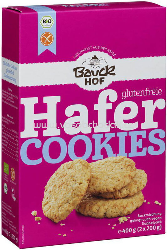 Bauckhof Hafer Cookies, glutenfrei, 400g Bauckhof Hafer Cookies, glutenfrei, 400g