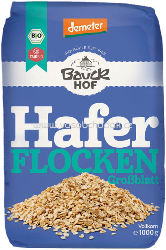 Bauckhof Hafer Flocken, Großblatt, 1kg Bauckhof Hafer Flocken, Großblatt, 1kg