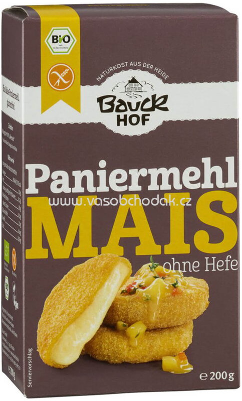 Bauckhof Paniermehl Mais, ohne Hefe, glutenfrei, 200g