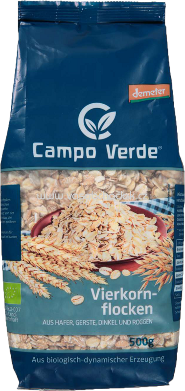 Campo Verde Vierkornflocken, 500g Campo Verde Vierkornflocken, 500g