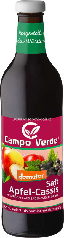 Campo Verde Saft Apfel-Cassis, 750 ml