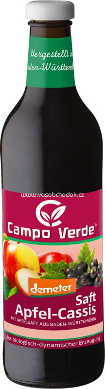 Campo Verde Saft Apfel-Cassis, 750 ml Campo Verde Saft Apfel-Cassis, 750 ml