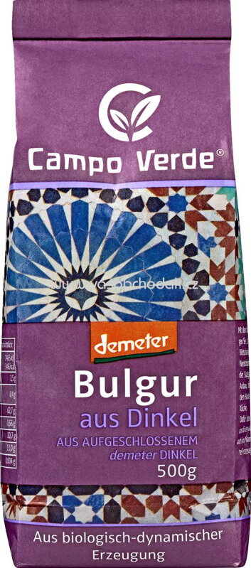 Campo Verde Bulgur aus Dinkel, 500g Campo Verde Bulgur aus Dinkel, 500g