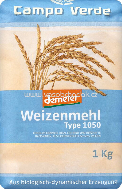 Campo Verde Weizenmehl Type 1050, 1 kg