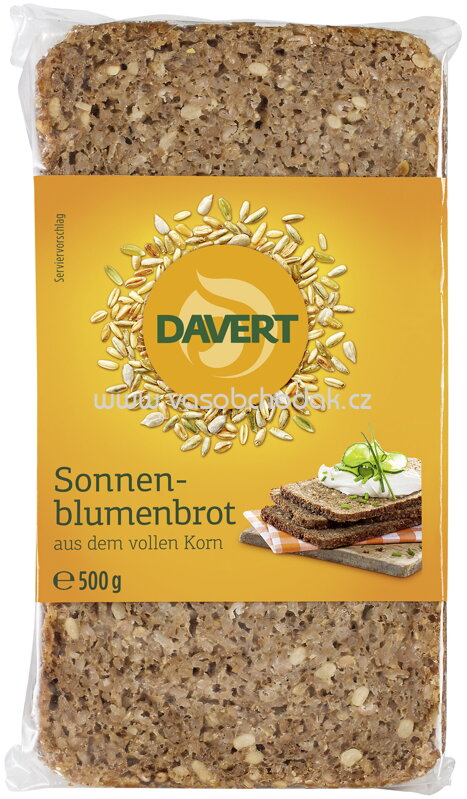 Davert Sonnenblumenbrot, 500g Davert Sonnenblumenbrot, 500g