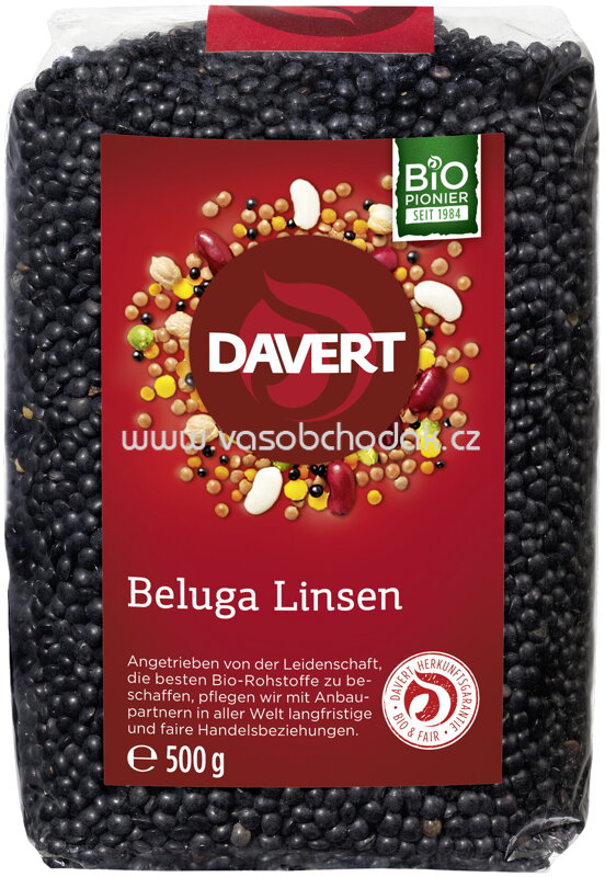 Davert Beluga Linsen, 500g