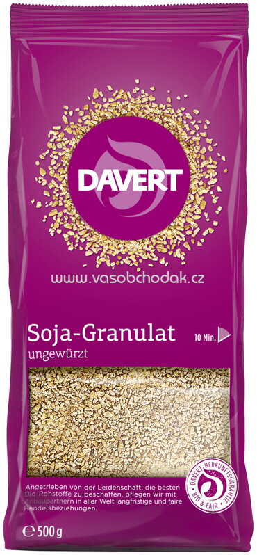 Davert Soja Granulat, 500g