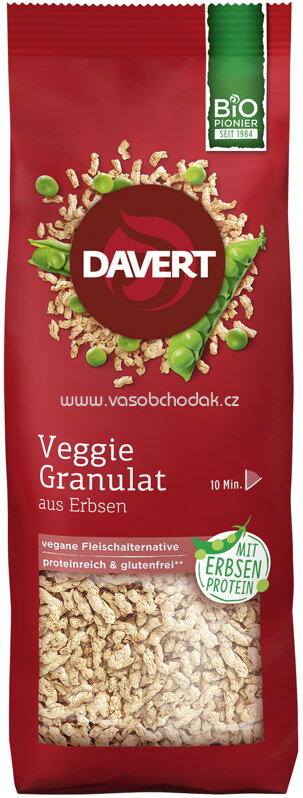 Davert Veggie Granulat aus Erbsen, 100g Davert Veggie Granulat aus Erbsen, 100g