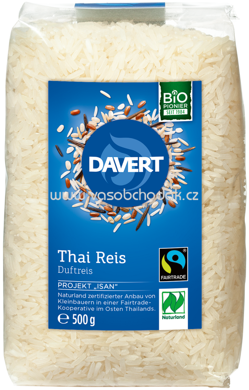 Davert Thai Reis, weiß, 500g Davert Thai Reis, weiß, 500g