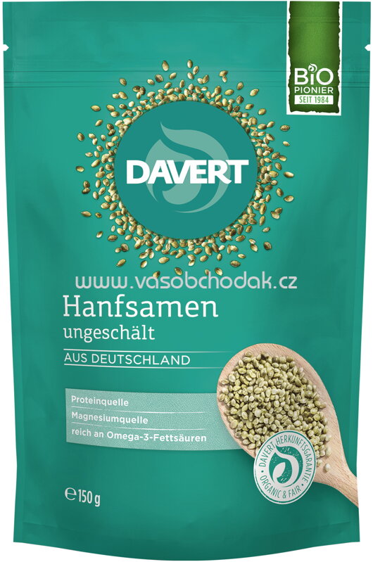 Davert Hanfsamen, ungeschält, 150g