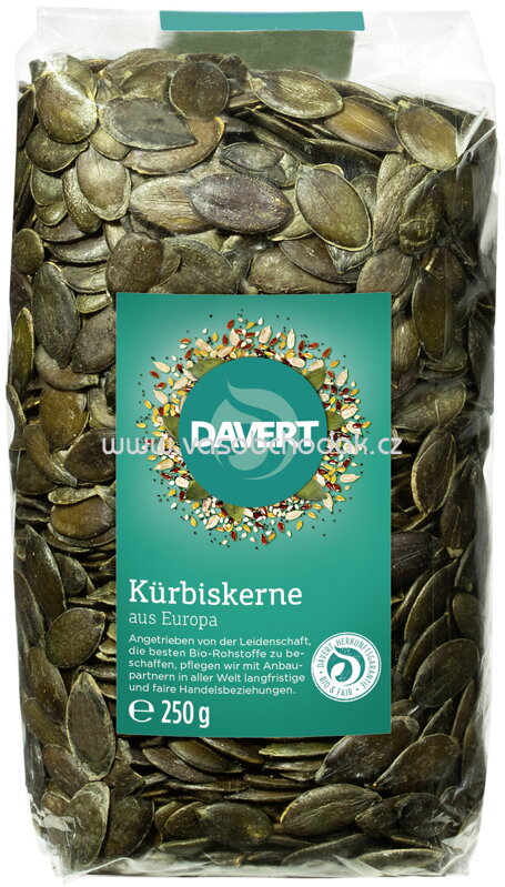 Davert Kürbiskerne aus Europa, 250g Davert Kürbiskerne aus Europa, 250g