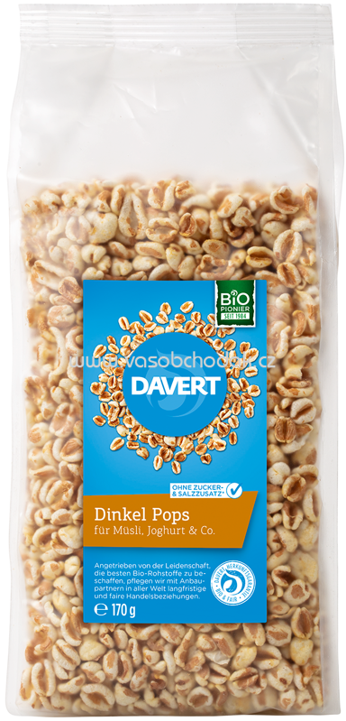 Davert Dinkel Pops, 170g