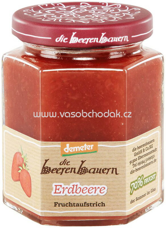 die beerenbauern Konfitüre Erdbeere, 200g