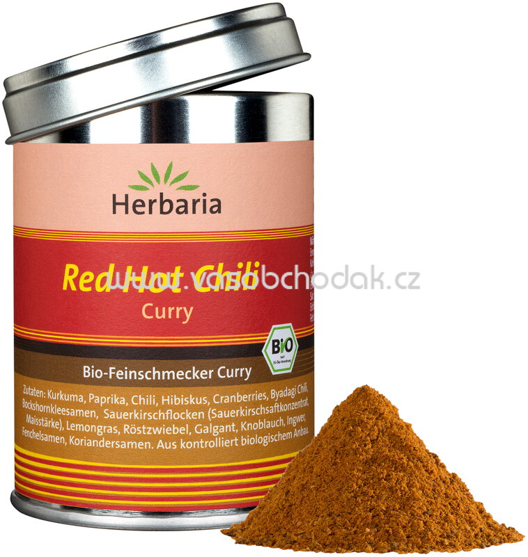Herbaria Red Hot Chili Curry, Dose, 80g Herbaria Red Hot Chili Curry, Dose, 80g