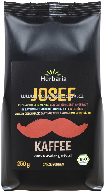 Herbaria Josef Kaffe, ganze Bohnen, 250g