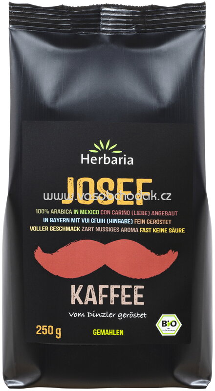 Herbaria Josef Kaffe, gemahlen, 250g Herbaria Josef Kaffe, gemahlen, 250g