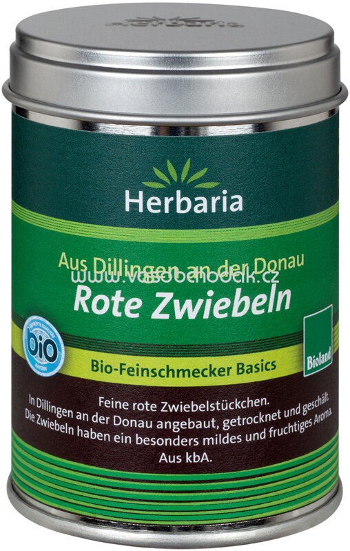 Herbaria Rote Zwiebeln, Dose, 50g Herbaria Rote Zwiebeln, Dose, 50g