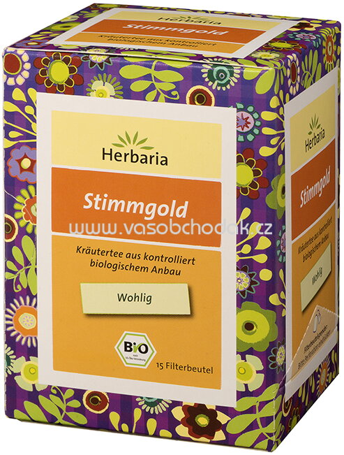 Herbaria Stimmgold Tee, 15 Beutel