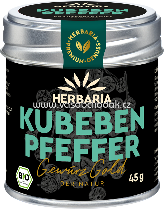 Herbaria Kubebenpfeffer, Ganze Körner, 45g