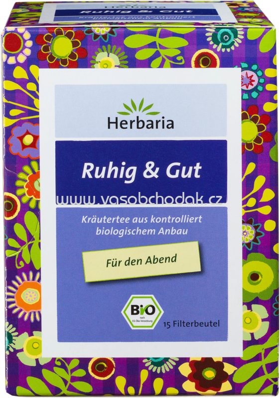Herbaria Ruhig & Gut Tee, 15 Beutel