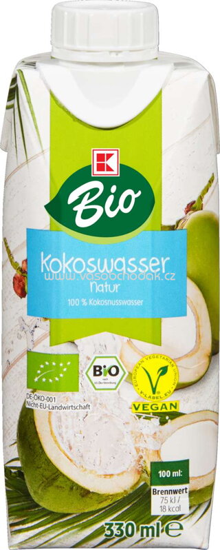 K-Bio Kokosnusswasser, 330 ml